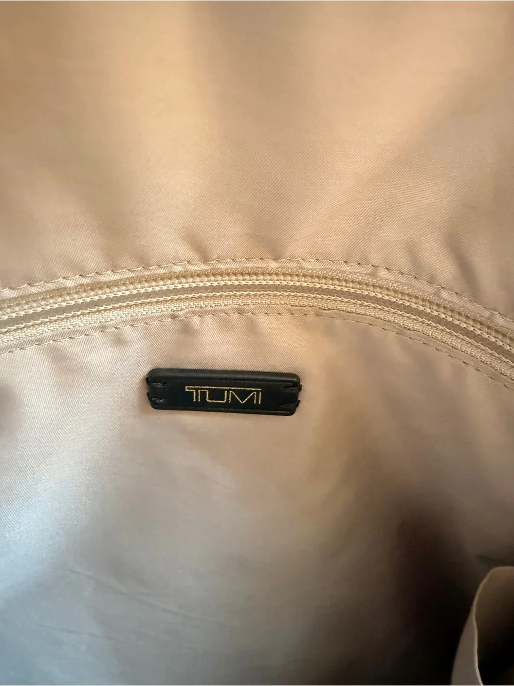 TUMI Black Nylon Backpack — Travel Daypack